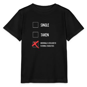Ich liebe es zu lesen und Fernsehserien - Stanley/Stella Kinder T-Shirt MINI CREATOR  - Schwarz - Vorne - Mikhail (115cm)