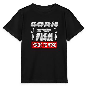 Angling - Stanley/Stella MINI CREATOR Kids’ T-Shirt - black - Front - Mikhail (115cm)