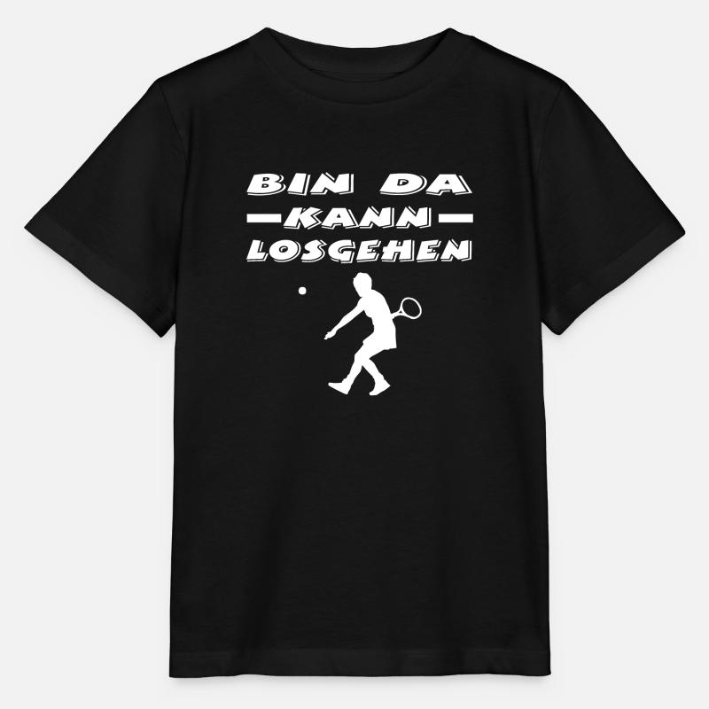 Tennis - Stanley/Stella Kinder T-Shirt MINI CREATOR  - Schwarz