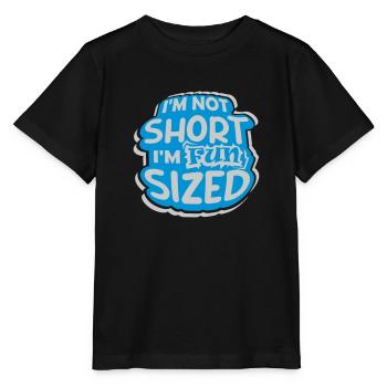 Pas court taille amusante - T-shirt bio MINI CREATOR Stanley/Stella Enfant - noir - Devant - Mikhail (115cm)