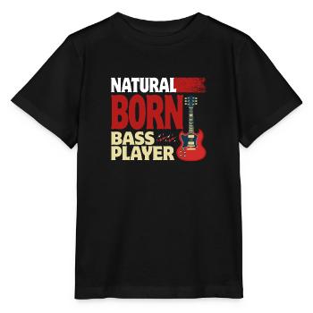 Geborener Bassist - Stanley/Stella Kinder T-Shirt MINI CREATOR  - Schwarz - Vorne - Mikhail (115cm)
