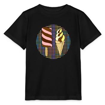 Eis - Stanley/Stella Kinder T-Shirt MINI CREATOR  - Schwarz - Vorne - Mikhail (115cm)