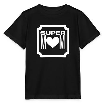Super maman - T-shirt bio MINI CREATOR Stanley/Stella Enfant - noir - Devant - Mikhail (115cm)