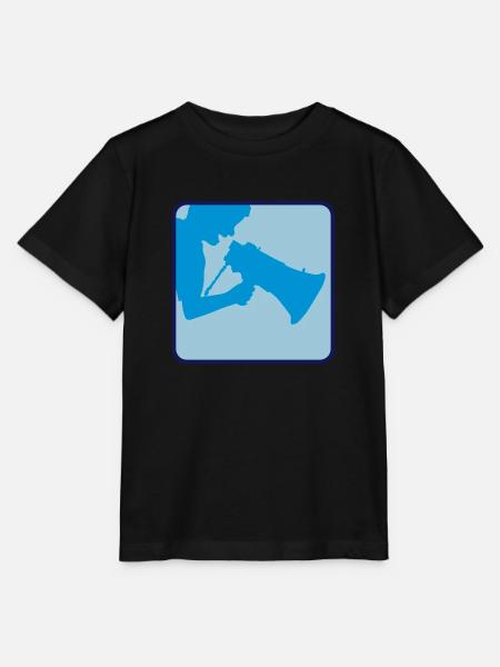 Rede Megafon Propaganda Mann - Stanley/Stella Kinder T-Shirt MINI CREATOR - Schwarz