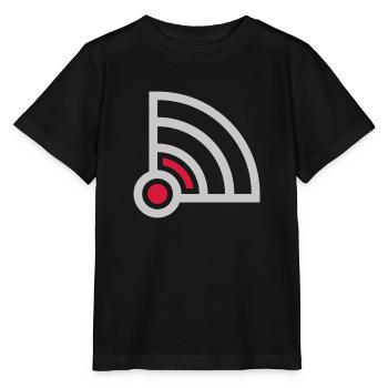 Wifi Logo keine Verbindung - Stanley/Stella Kinder T-Shirt MINI CREATOR  - Schwarz - Vorne - Mikhail (115cm)