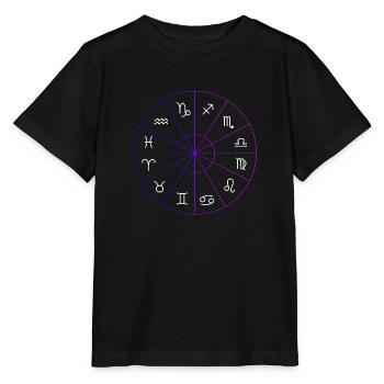 Signe du Zodiaque - T-shirt bio MINI CREATOR Stanley/Stella Enfant - noir - Devant - Mikhail (115cm)