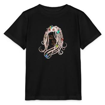 butterfly kisses - Stanley/Stella MINI CREATOR Kids’ T-Shirt - black - Front - Mikhail (115cm)