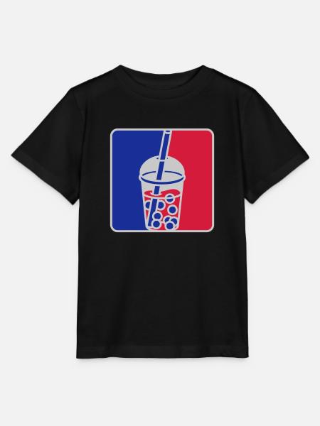 Rot Blau Bubble Tea - Stanley/Stella Kinder T-Shirt MINI CREATOR - Schwarz