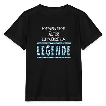 Ich werde nicht älter, ich werde zur Legende - Stanley/Stella Kinder T-Shirt MINI CREATOR  - Schwarz - Vorne - Mikhail (115cm)