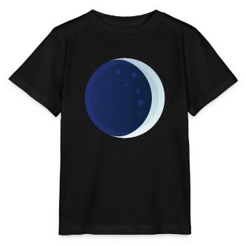 Éclipse lunaire - T-shirt bio MINI CREATOR Stanley/Stella Enfant - noir - Devant - Mikhail (115cm)
