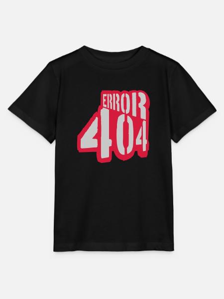 Error 404 Meldung Netzwerk - Stanley/Stella Kinder T-Shirt MINI CREATOR - Schwarz