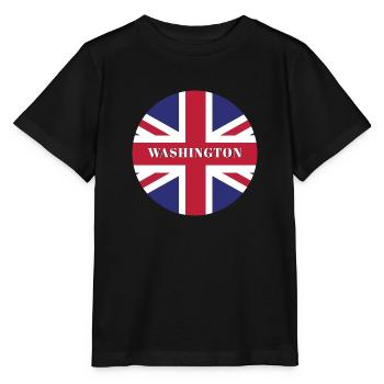 Washington - T-shirt bio MINI CREATOR Stanley/Stella Enfant - noir - Devant - Mikhail (115cm)