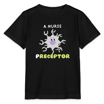 Funny Pun Receptor Nurse Preceptor Merci cadeaux - T-shirt bio MINI CREATOR Stanley/Stella Enfant - noir - Devant - Mikhail (115cm)