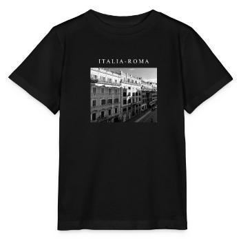 ITALIA - ROMA STREET - Stanley/Stella MINI CREATOR Kids’ T-Shirt - black - Front - Mikhail (115cm)