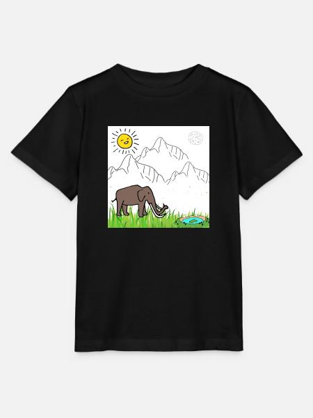 Elephant - Stanley/Stella Kinder T-Shirt MINI CREATOR - Schwarz