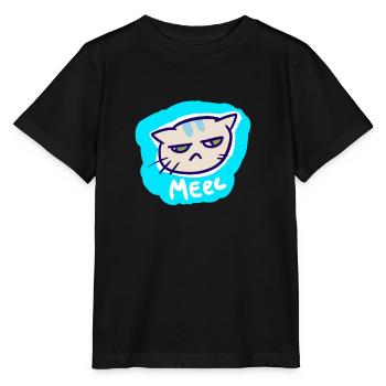 What's wrong with this cat? - Stanley/Stella MINI CREATOR Kids’ T-Shirt - black - Front - Mikhail (115cm)