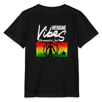 Reggae vibes int. - Stanley/Stella Kinder T-Shirt MINI CREATOR  - Schwarz - Vorne - Mikhail (115cm)