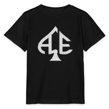 Ace of Spades Casino poker jeux de cartes chance d’argent - T-shirt bio MINI CREATOR Stanley/Stella Enfant - noir - Devant - Mikhail (115cm)