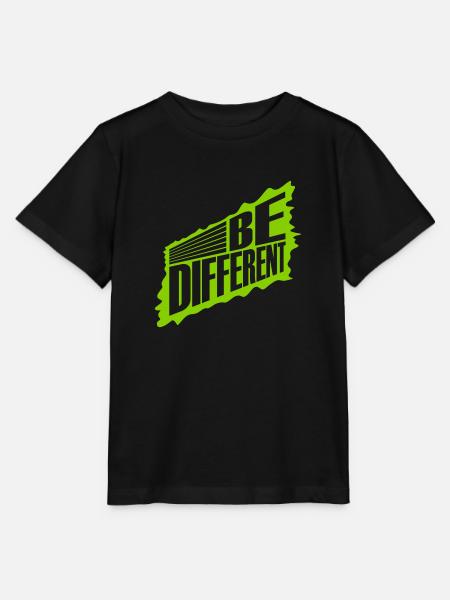 Be different Logo Design - Stanley/Stella Kinder T-Shirt MINI CREATOR  - Schwarz