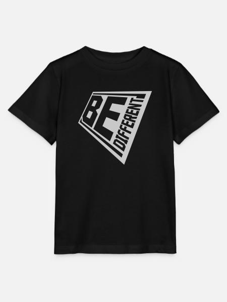 Be different Logo Design - Stanley/Stella Kinder T-Shirt MINI CREATOR - Schwarz