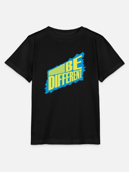 Be different Logo Design - Stanley/Stella Kinder T-Shirt MINI CREATOR - Schwarz
