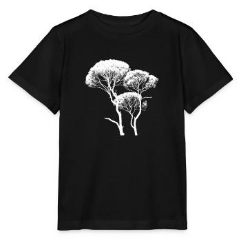 Hoher Baumkronenbaum - Stanley/Stella Kinder T-Shirt MINI CREATOR  - Schwarz - Vorne - Mikhail (115cm)