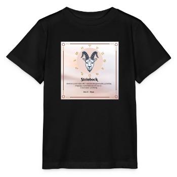 Zodiac Steinbock - Stanley/Stella Kinder T-Shirt MINI CREATOR  - Schwarz - Vorne - Mikhail (115cm)
