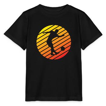 Football coach Football Footballer Football player - Stanley/Stella MINI CREATOR Kids’ T-Shirt - black - Front - Mikhail (115cm)