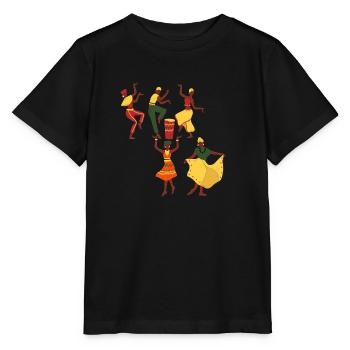 Africa - Stanley/Stella MINI CREATOR Kids’ T-Shirt - black - Front - Mikhail (115cm)
