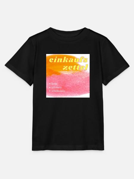 einkaufszettel - Stanley/Stella Kinder T-Shirt MINI CREATOR - Schwarz