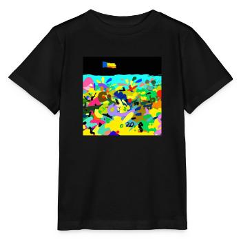 was in ukraine - Stanley/Stella MINI CREATOR Kids’ T-Shirt - black - Front - Mikhail (115cm)