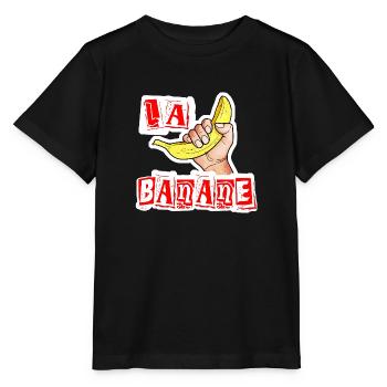 Banana - Stanley/Stella MINI CREATOR Kids’ T-Shirt - black - Front - Mikhail (115cm)