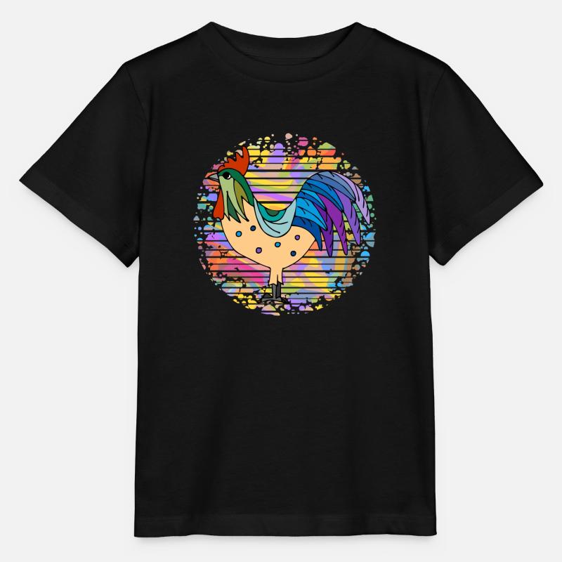 Coq - T-shirt bio MINI CREATOR Stanley/Stella Enfant - noir