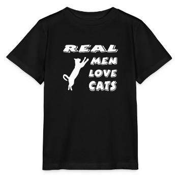 Chat - T-shirt bio MINI CREATOR Stanley/Stella Enfant - noir - Devant - Mikhail (115cm)