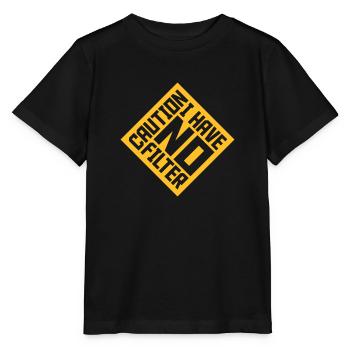 attention pas de citation de filtre - T-shirt bio MINI CREATOR Stanley/Stella Enfant - noir - Devant - Mikhail (115cm)