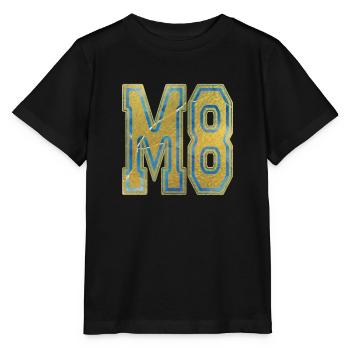 M8 - MACHT - Gold, Marmor, Berufung, Glaube - Stanley/Stella Kinder T-Shirt MINI CREATOR  - Schwarz - Vorne - Mikhail (115cm)