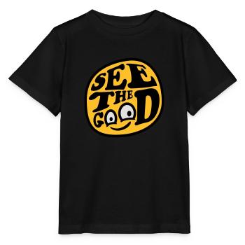 see the good quote - Stanley/Stella MINI CREATOR Kids’ T-Shirt - black - Front - Mikhail (115cm)