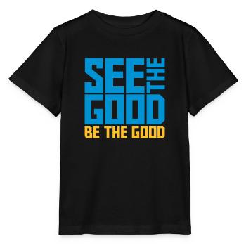 see the good quote - Stanley/Stella MINI CREATOR Kids’ T-Shirt - black - Front - Mikhail (115cm)