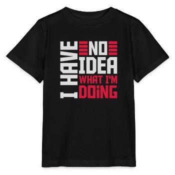 Aucune idée - T-shirt bio MINI CREATOR Stanley/Stella Enfant - noir - Devant - Mikhail (115cm)
