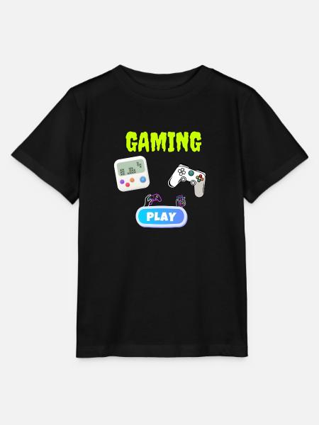Gaming design - Stanley/Stella Kinder T-Shirt MINI CREATOR  - Schwarz
