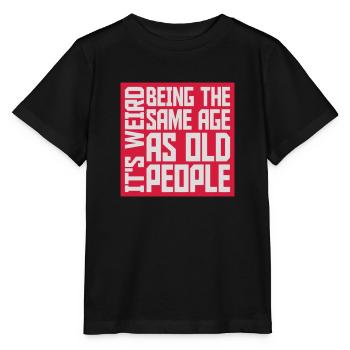 être âgé - T-shirt bio MINI CREATOR Stanley/Stella Enfant - noir - Devant - Mikhail (115cm)