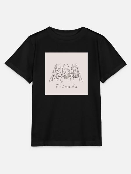 Friends - Stanley/Stella Kinder T-Shirt MINI CREATOR - Schwarz