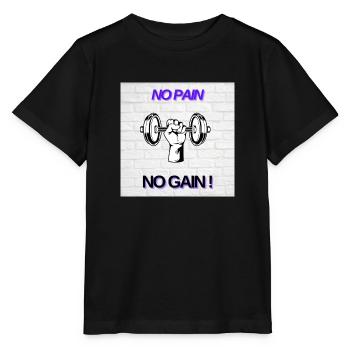 Ohne Fleiß kein Preis - Stanley/Stella Kinder T-Shirt MINI CREATOR  - Schwarz - Vorne - Mikhail (115cm)