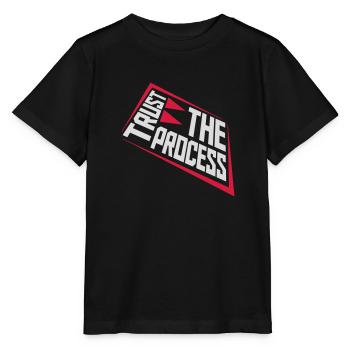 trust the process Quote - Stanley/Stella MINI CREATOR Kids’ T-Shirt - black - Front - Mikhail (115cm)