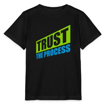 faire confiance au processus Devis - T-shirt bio MINI CREATOR Stanley/Stella Enfant - noir - Devant - Mikhail (115cm)