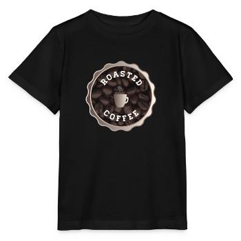 Roasted Coffee Sign - Stanley/Stella MINI CREATOR Kids’ T-Shirt - black - Front - Mikhail (115cm)
