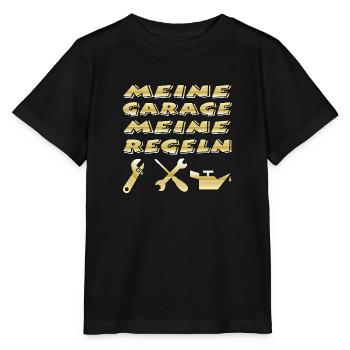 Garage - Stanley/Stella Kinder T-Shirt MINI CREATOR  - Schwarz - Vorne - Mikhail (115cm)