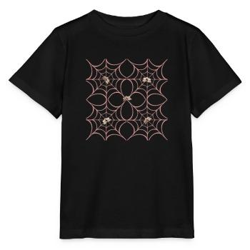 Toile d’araignée ByRino - T-shirt bio MINI CREATOR Stanley/Stella Enfant - noir - Devant - Mikhail (115cm)