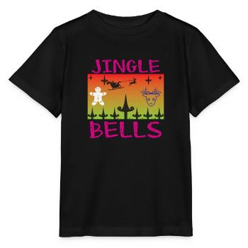 Jingle Bells - Stanley/Stella Kinder T-Shirt MINI CREATOR  - Schwarz - Vorne - Mikhail (115cm)