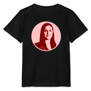 Sanna Marin - Stanley/Stella Kinder T-Shirt MINI CREATOR  - Schwarz - Vorne - Mikhail (115cm)